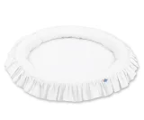 Nest with flounce - white 3