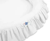 Nest with flounce - white 4