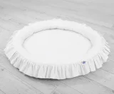 Nest with flounce - white 6