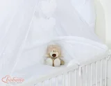 Bedding set 5-pcs with mosquito-net- Hanging Hearts white 2
