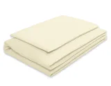 Cotton children's bedding set, 2 pieces, pillowcase 60x40 cm and duvet cover 120x90 cm - cream 2