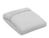 Sheet made of cotton jersey 140x70cm - gray 2