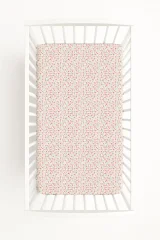 Sheet made of cotton 120x60cm -little pink flowers 2