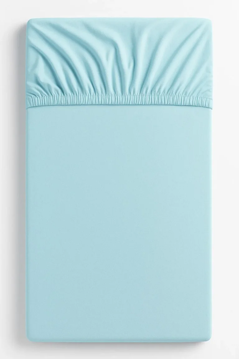 Sheet made of cotton 140x70cm - mint