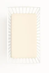 Sheet made of cotton jersey 120x60cm - cream 4