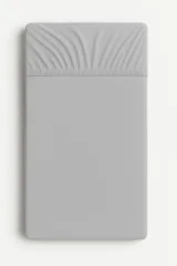 Sheet made of cotton jersey 140x70cm - gray