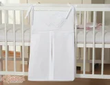 Diaper bag- Hanging Hearts white 3