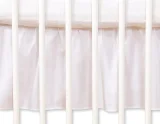 Dust Ruffle-Masking flounce 140x70cm- Hanging Hearts white